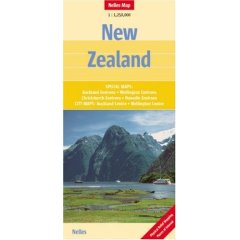 Carte routire de Nouvelle-Zlande