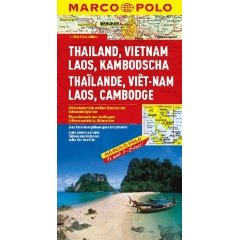 Carte routire Marco Polo de Thailande